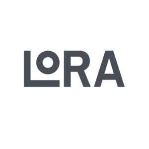 logo réseau art contemporain Lora